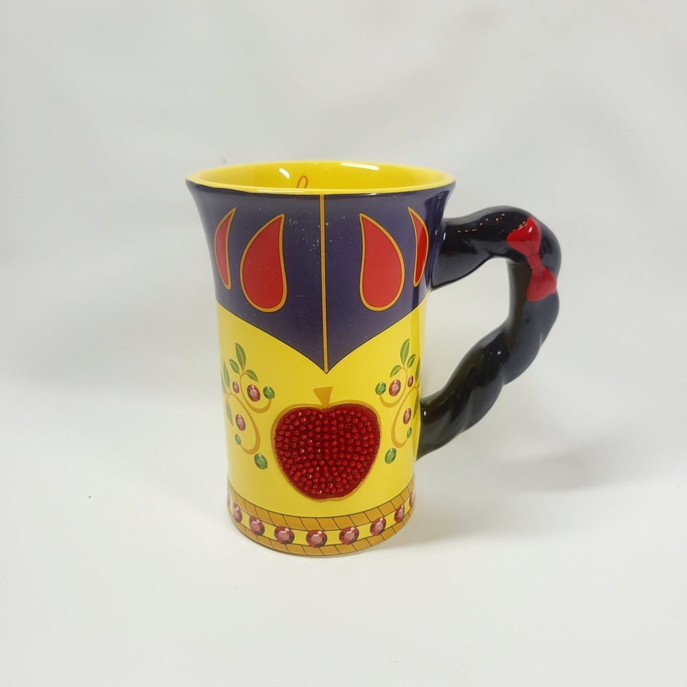 Snow White Signature Dress Mug Deluxe Disney Parks Rhinestone Poison Apple